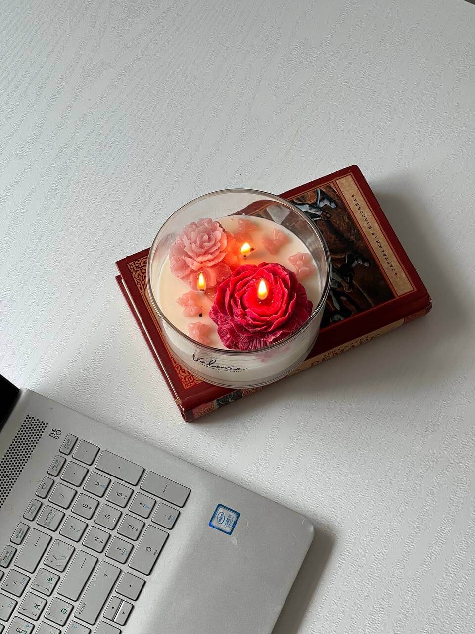 Glass Jumbo Candle - Valencia